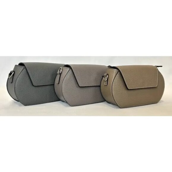 Gigi Italian Leather Crossbody Bag JIJOU CAPRI - Picture 4 of 7